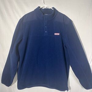 Vineyard Vines Deep Blue Fleece Jacket